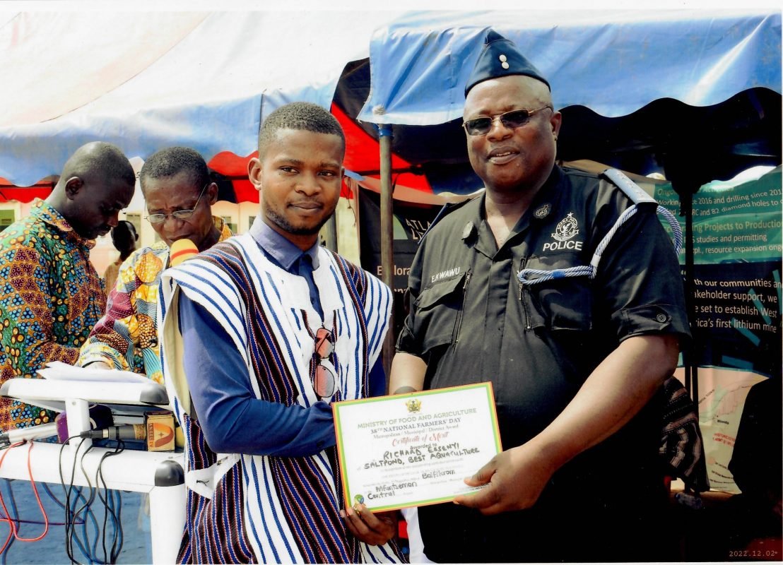 OAK YEIP Beneficiary Adjudged Best Aquaculture Farmer in His Municipality